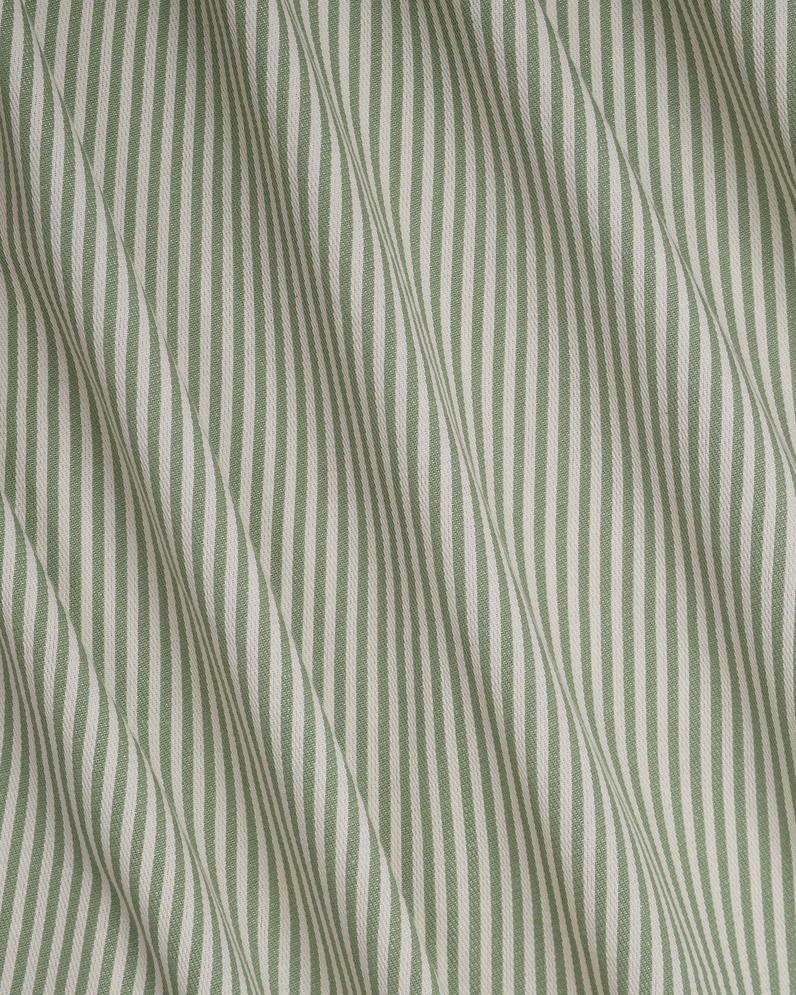 The Fine Stripe in Sage