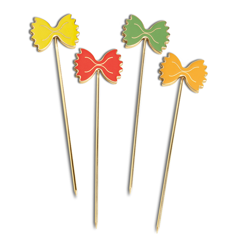 Pasta Party Cocktail Picks (Set of 4)