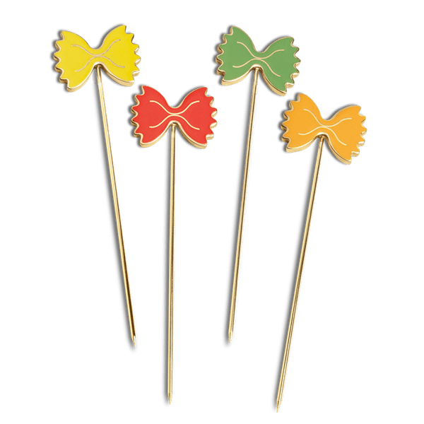 Pasta Party Cocktail Picks (Set of 4)