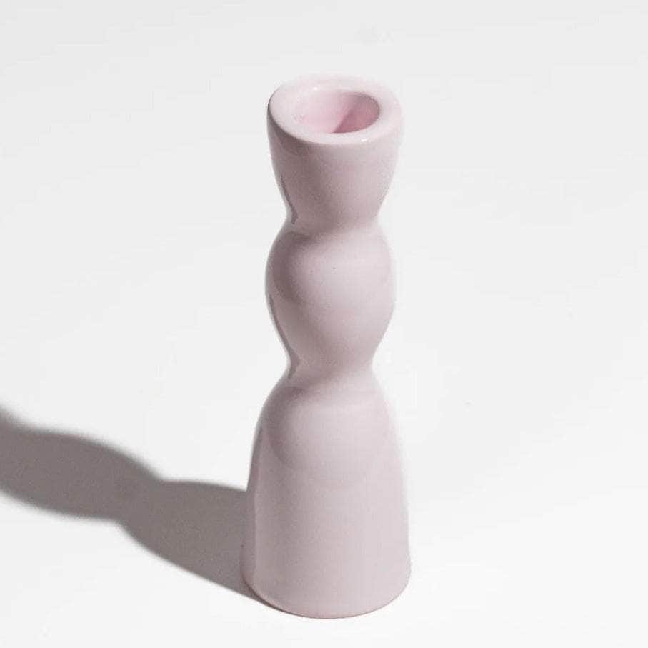 Blush Low Wave Candleholder