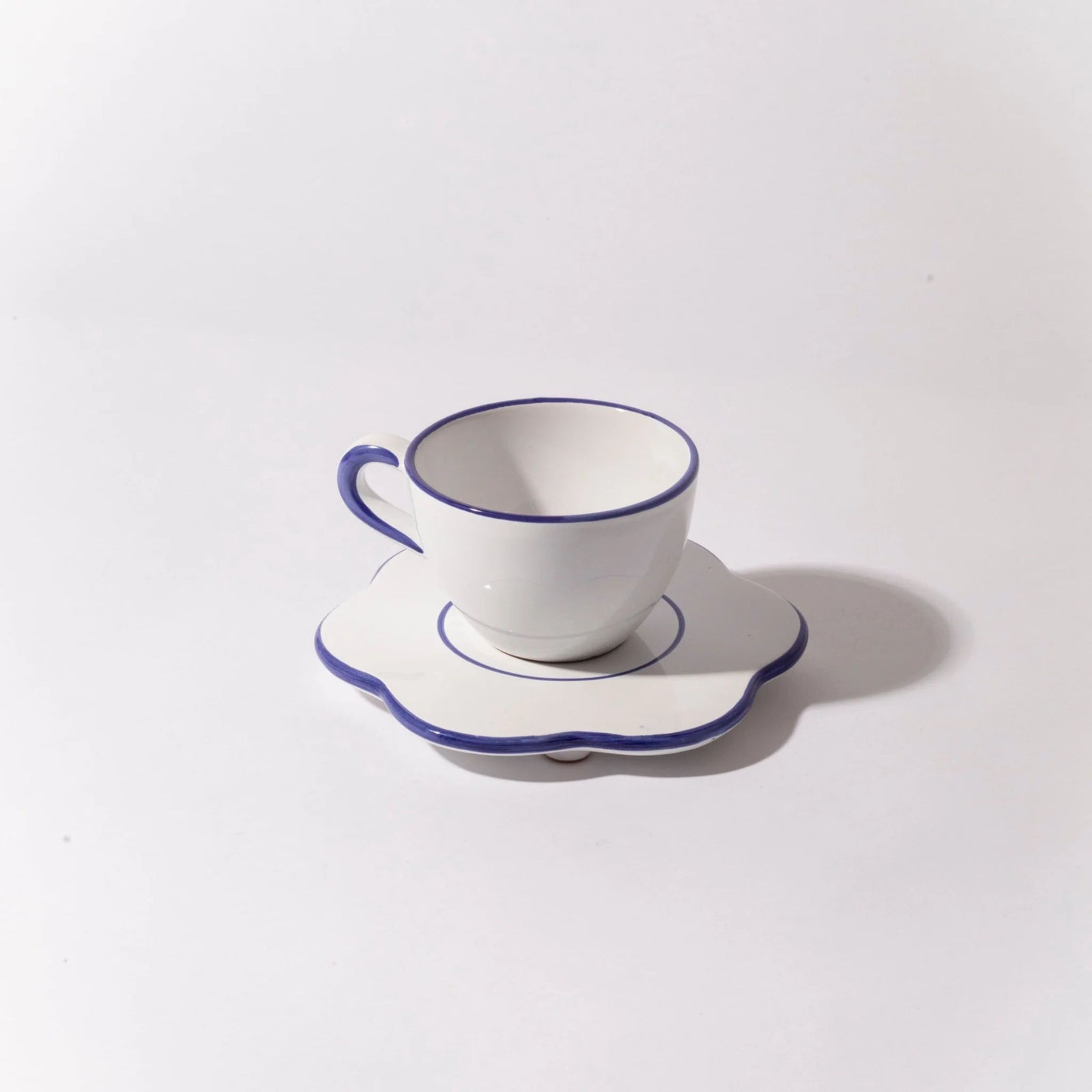 Flower Saucer - Royal Blue