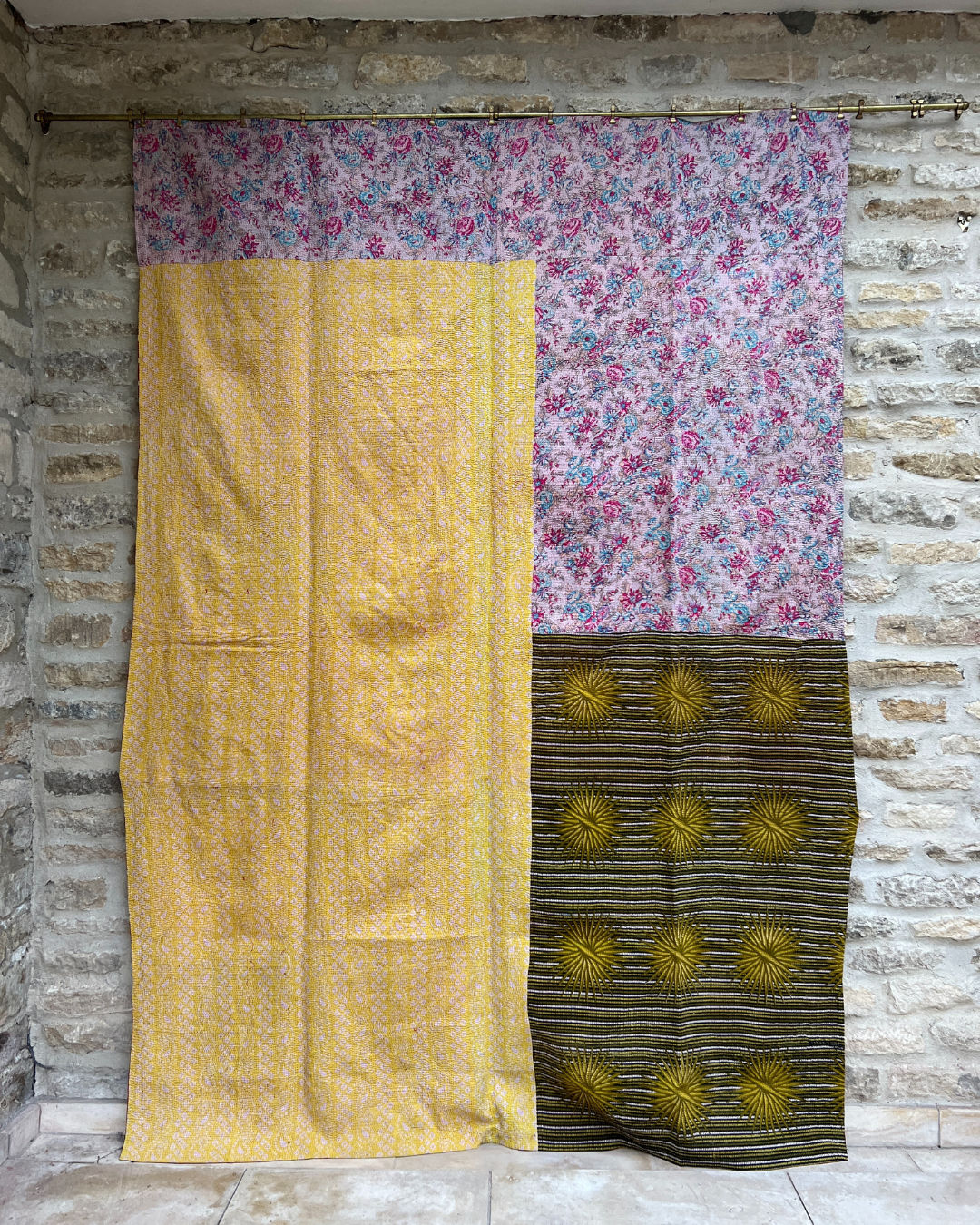 Midweight Kantha Quilt No. 750