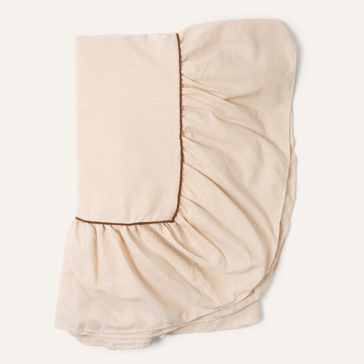 Tablecloth Ruffle Beige - Large