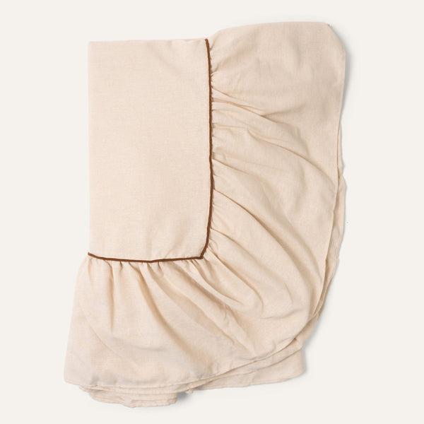 Tablecloth Ruffle Beige - Large