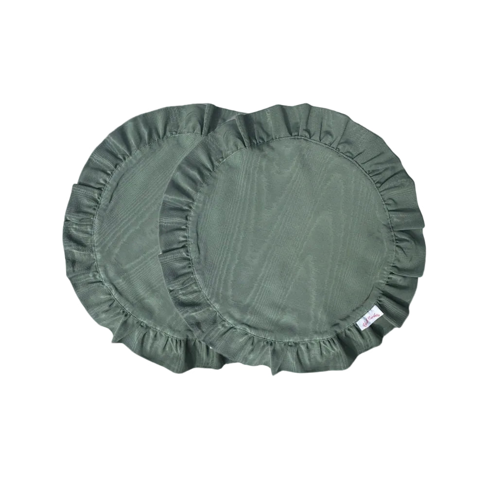Darcy Placemat Green Moire - Set of 2