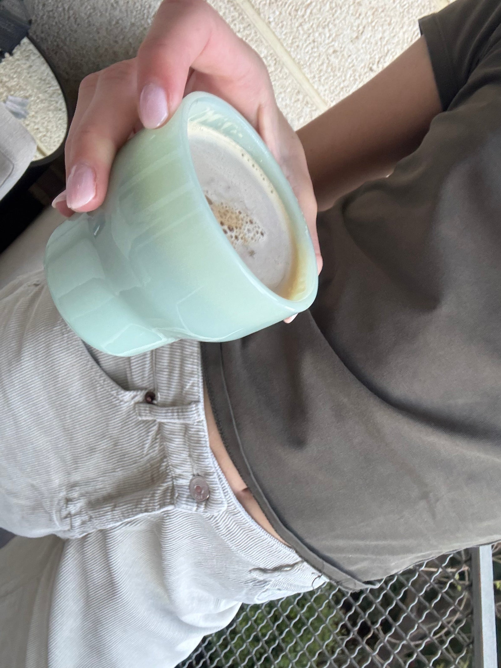 Brisita Glass Cup - Light Green