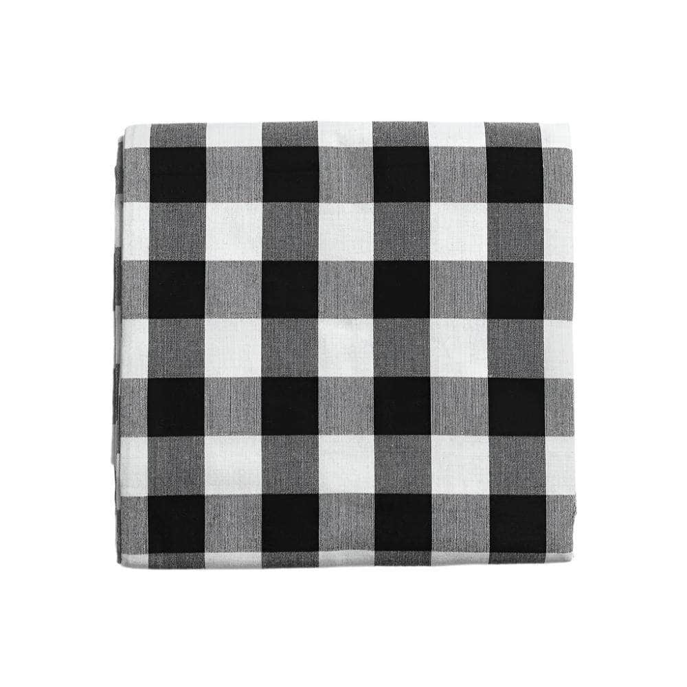Bedspread Checked b/w