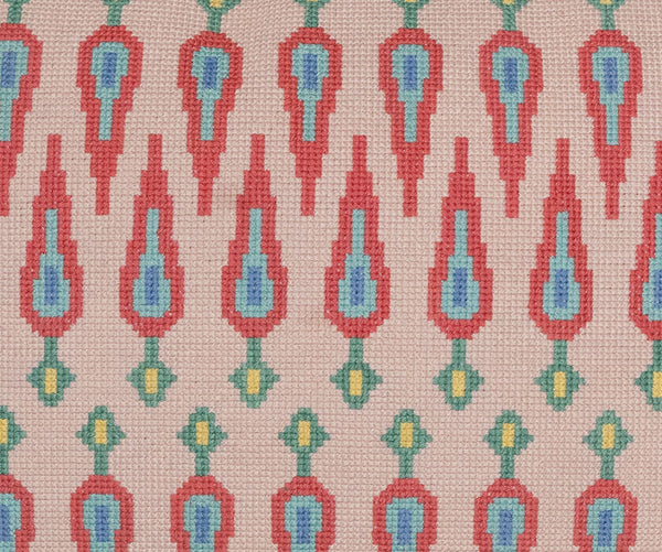 Cross-Stitch Pillow Cover 14×20 in