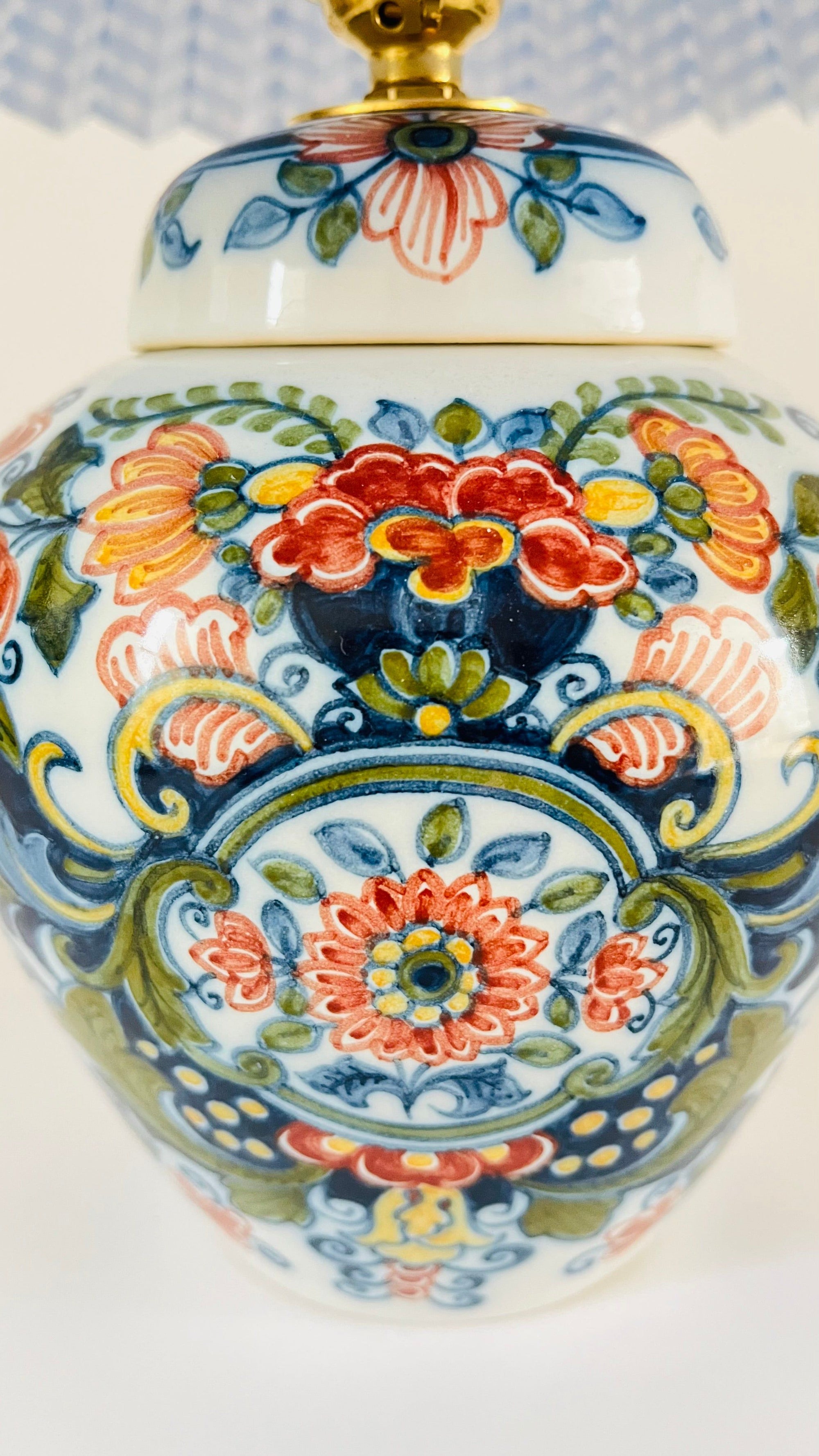 Antique Mini Makkum Lamp