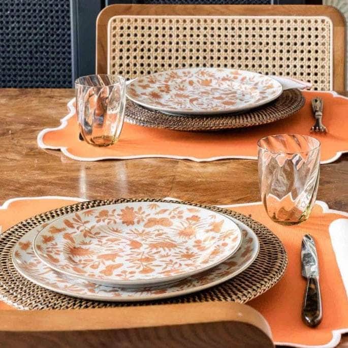 Sacred Bird and Butterfly Dinner Plates Set of 4 Maison Flaneur