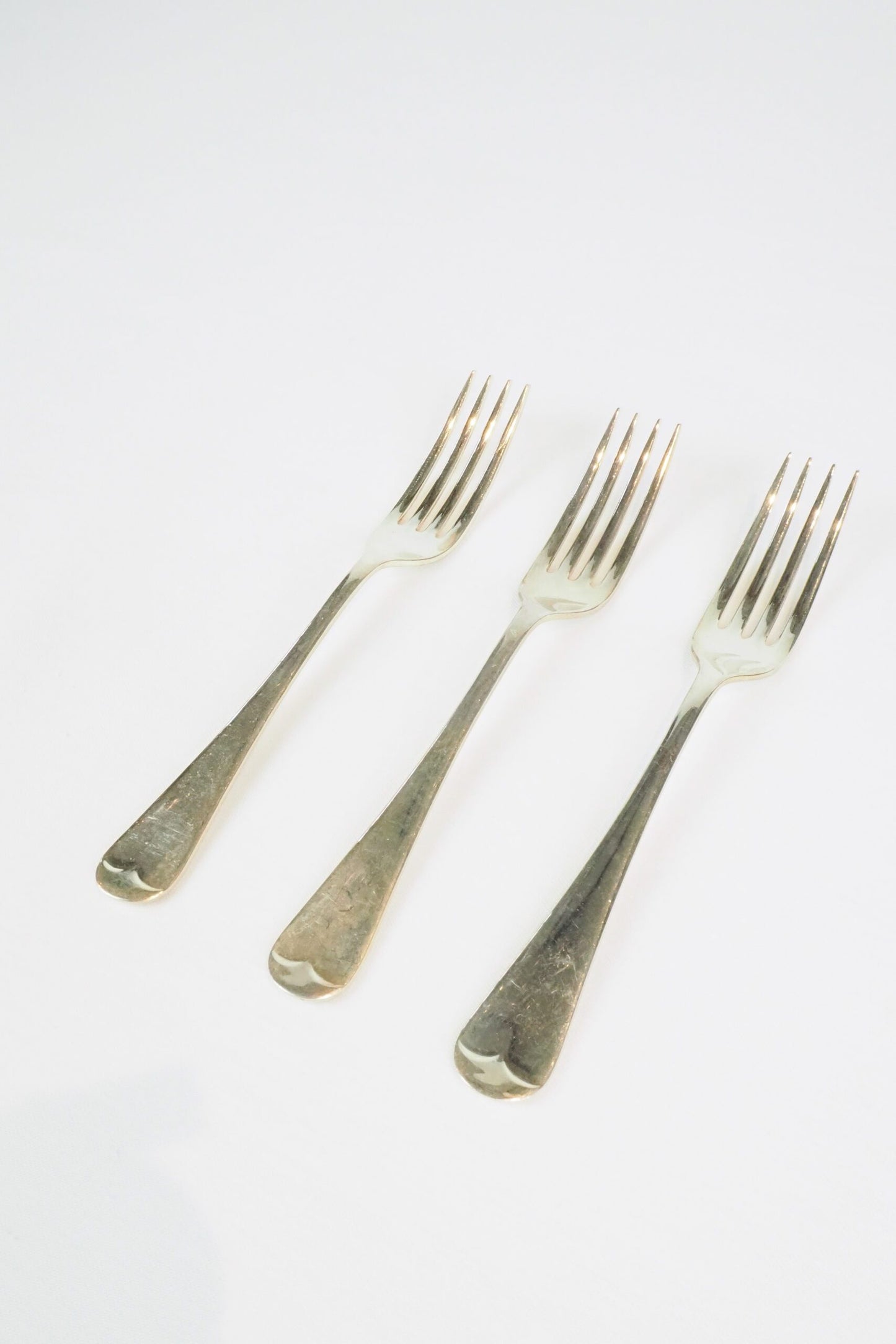 3 Antique Silver Plate Forks