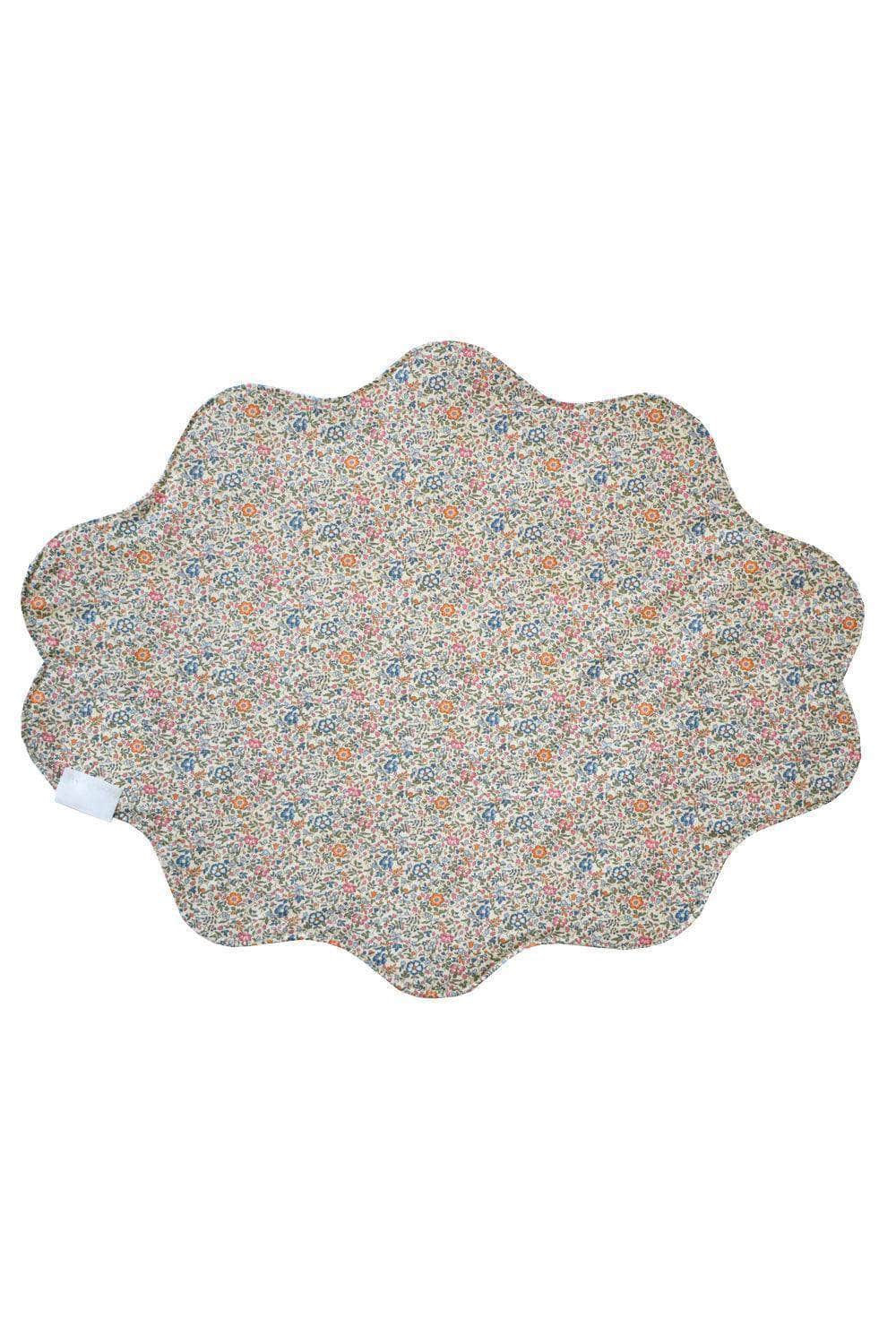 Reversible Wavy Placemat Made With Liberty Fabric Linen Garden & Katie & Millie