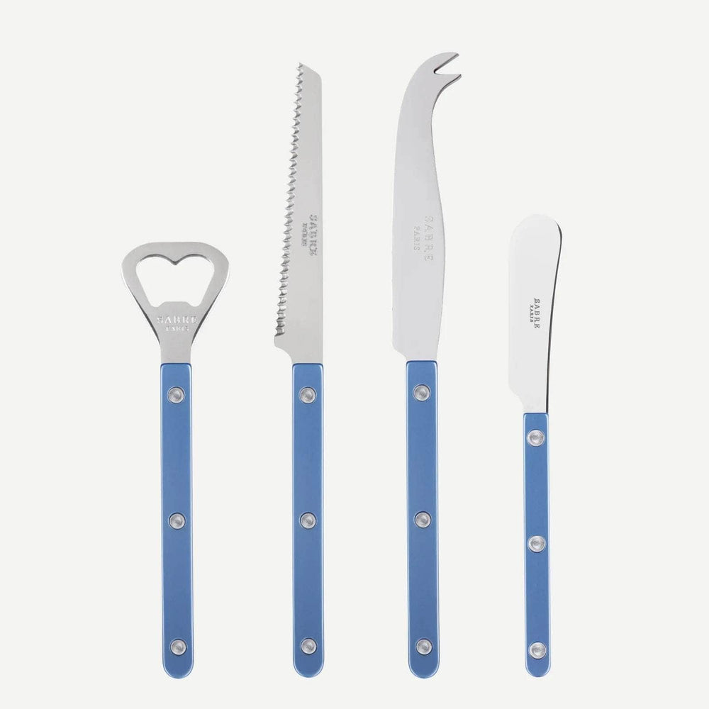 Bistrot Pearly Aperitif Set, Light Blue