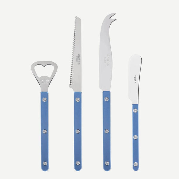 Bistrot Pearly Aperitif Set, Light Blue