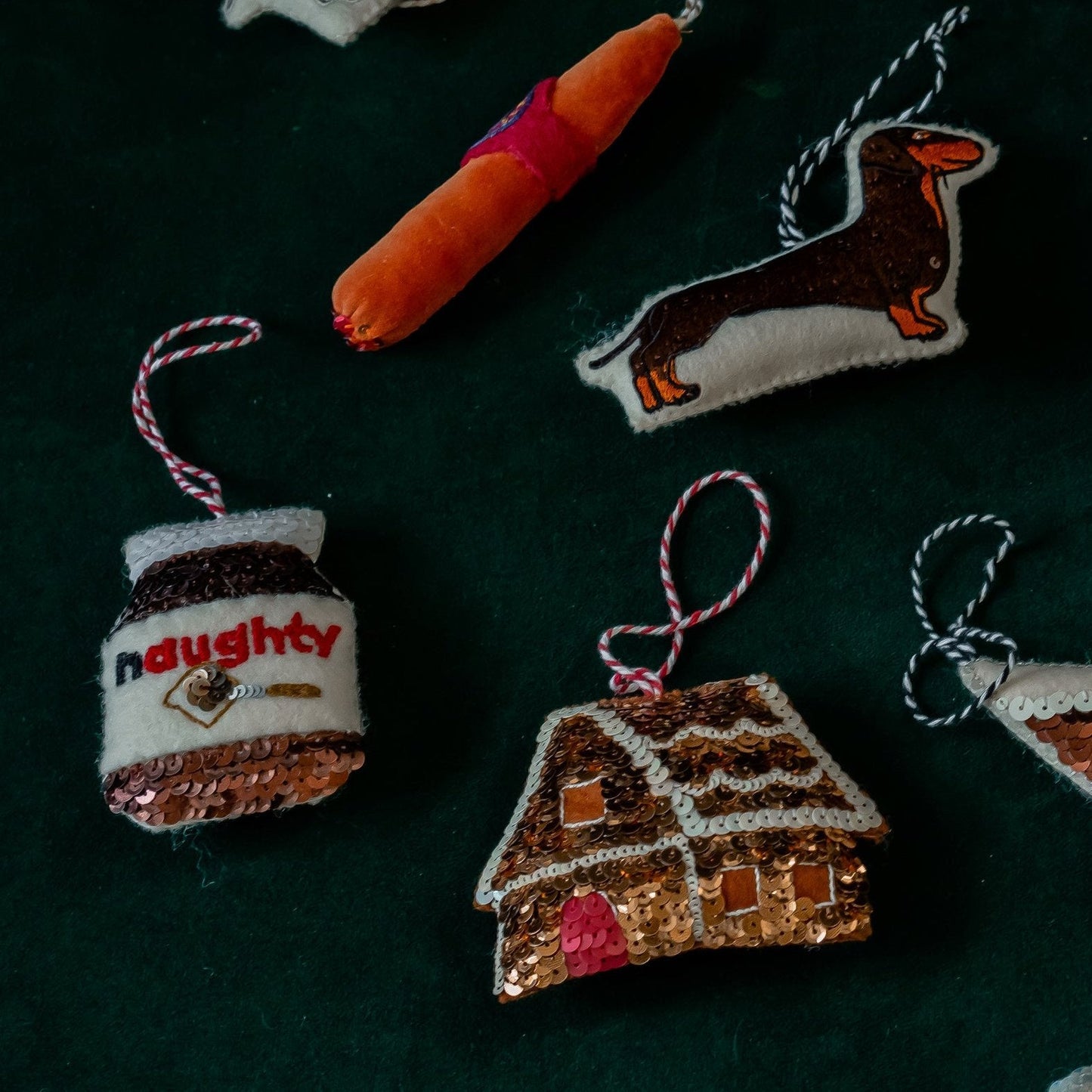 The Naughty/Nice Chocolate Spread Ornament