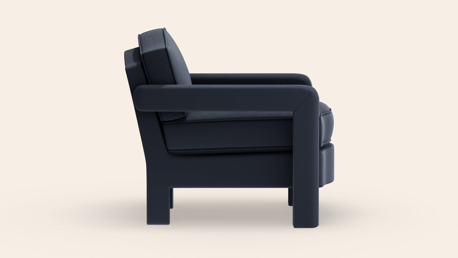 Elio Armchair, Prussian Linen