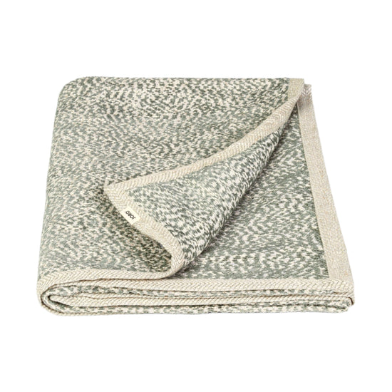 Sawan Jacquard Throw - Leaf Green