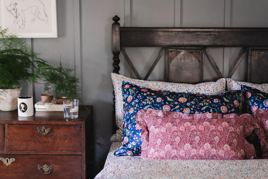 Pillowcase made with Liberty Fabric QUEEN HERA