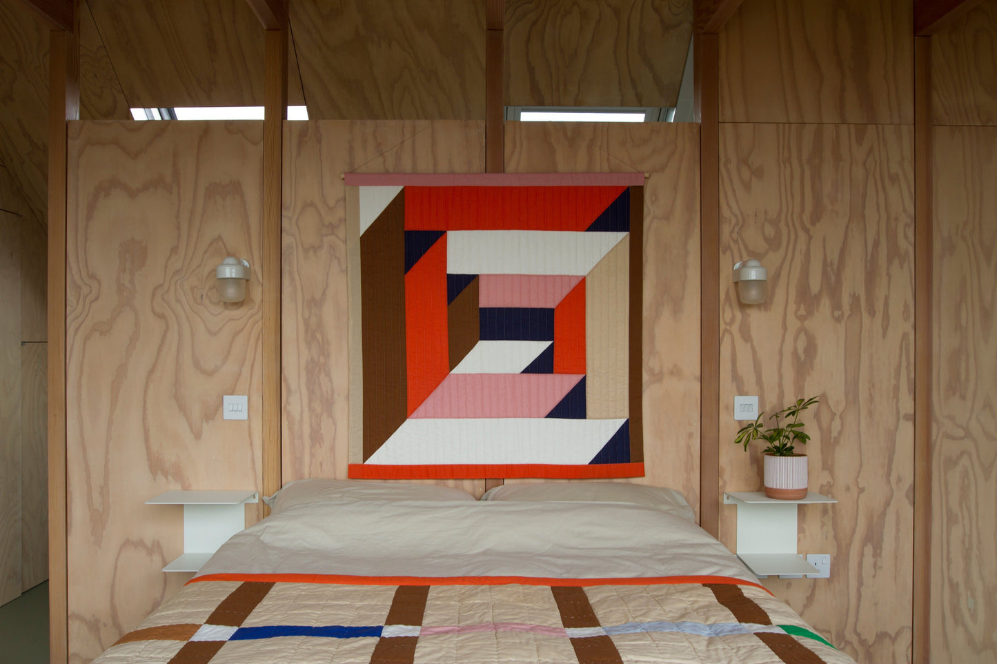 Maze Quilted Wall Hanging