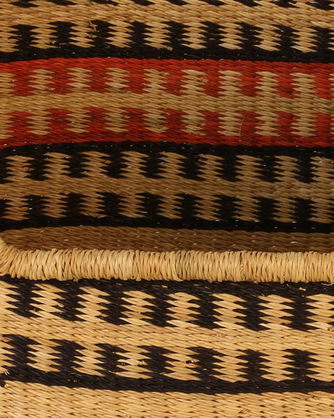 FIFI: Red and Black Dog Basket - Small