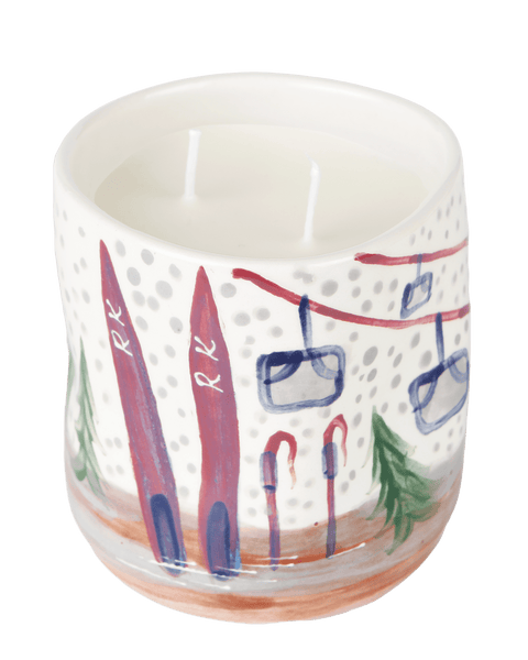 Skis Candle