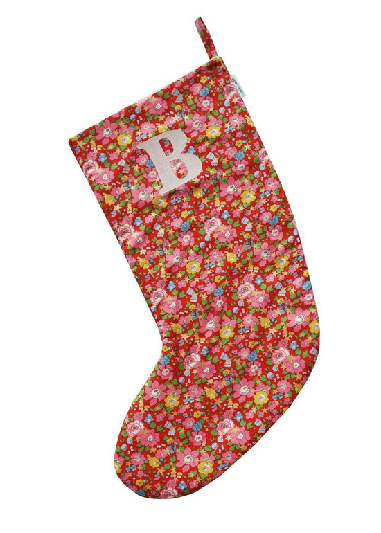 Christmas Stocking made with Liberty Fabric BETSY STAR