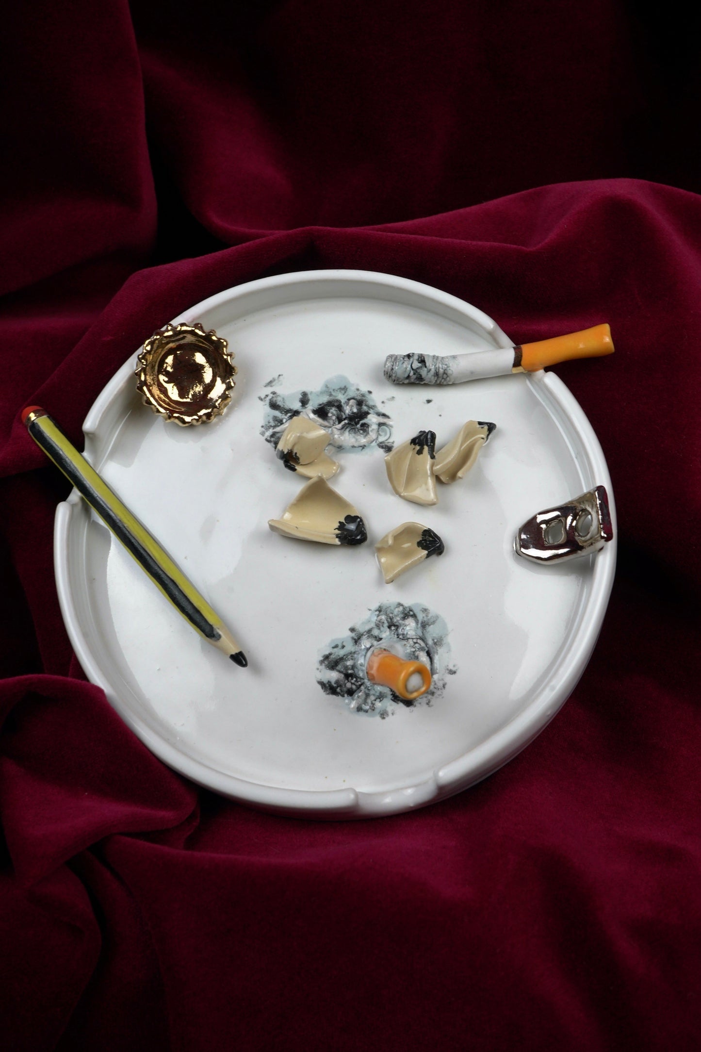 School Pencil Ashtray