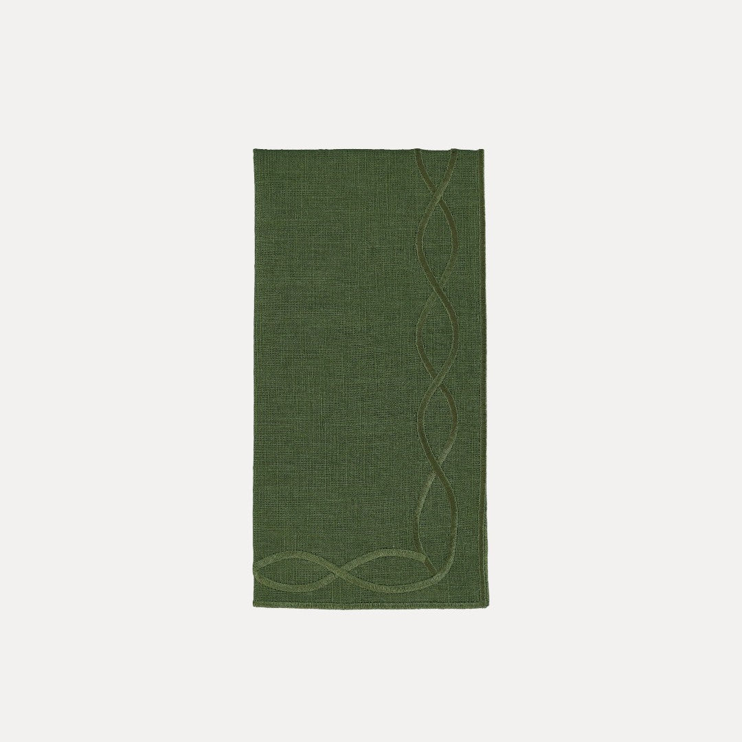 Viseu Napkin, Green with Green
