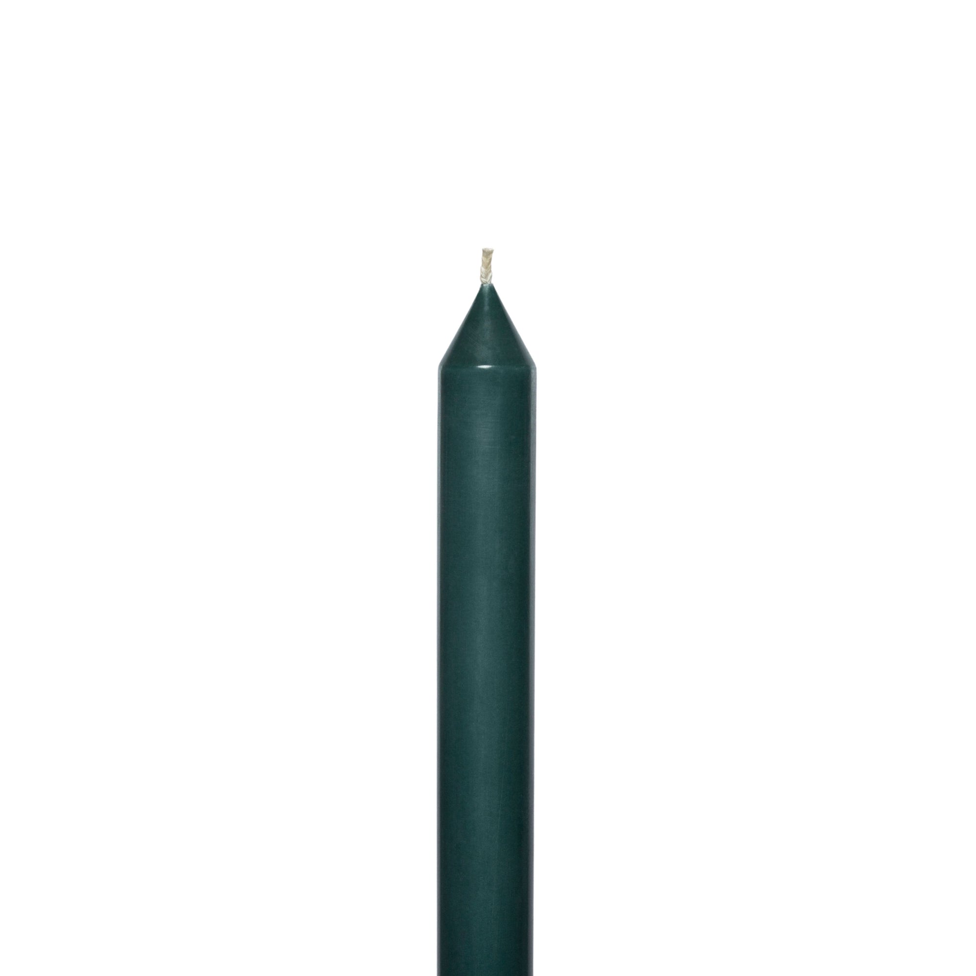 Forest Green Tapered METRE Candle Pair