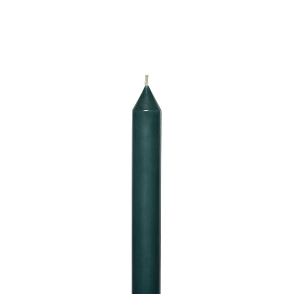 Forest Green Tapered METRE Candle Pair