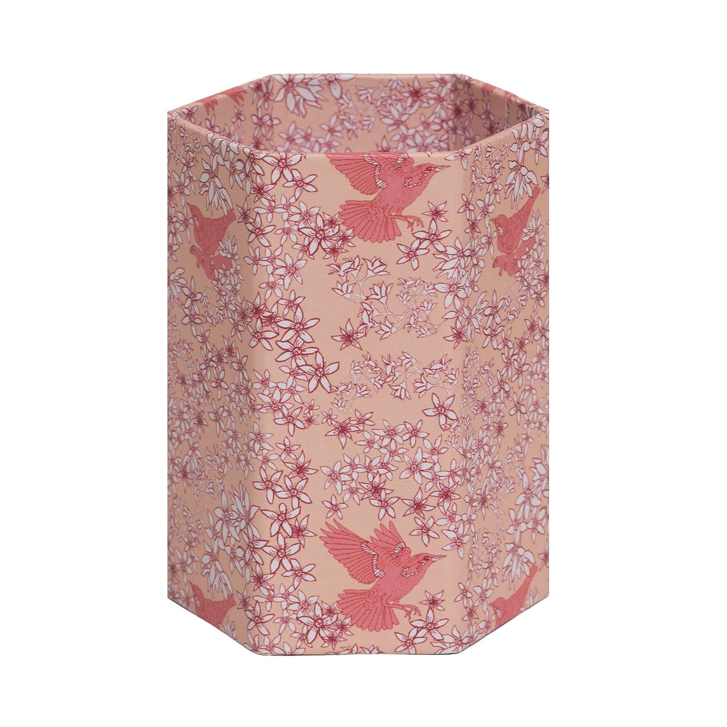 Corali Sand Pink Hexagonal Brush Pot