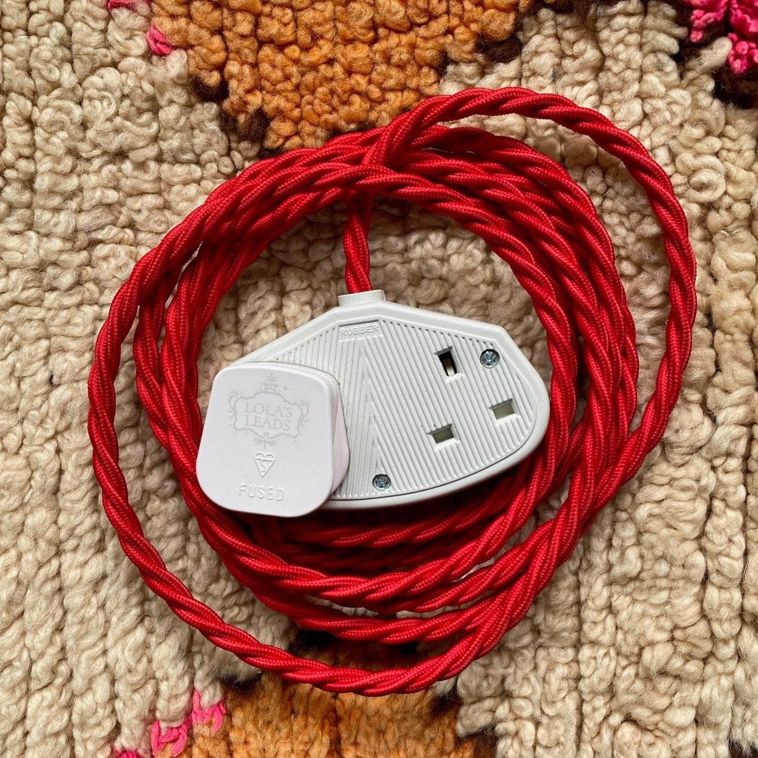 Fabric Extension Cable- Scarlett