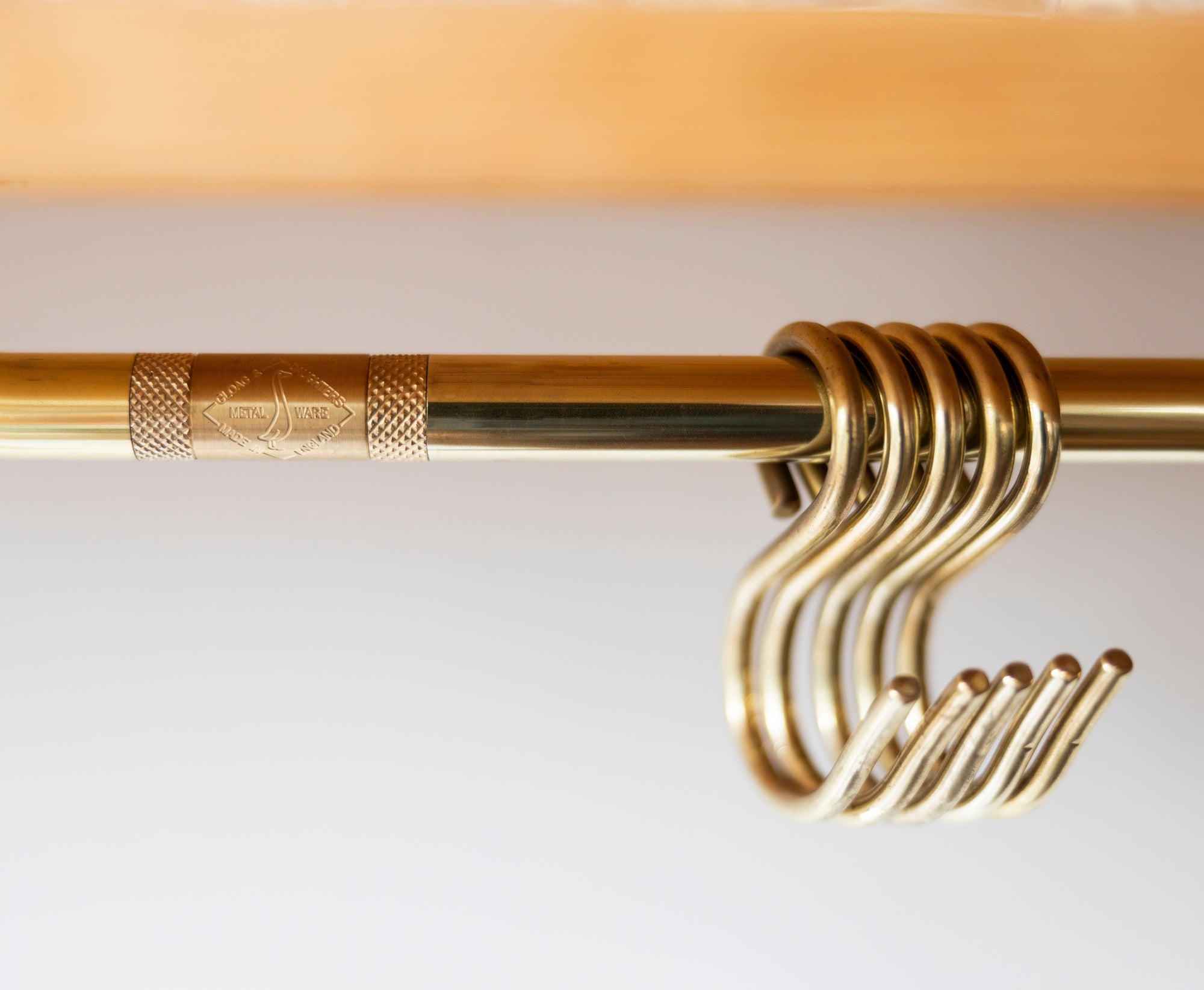 Brass Customisable Length Rail 80cm - 120cm