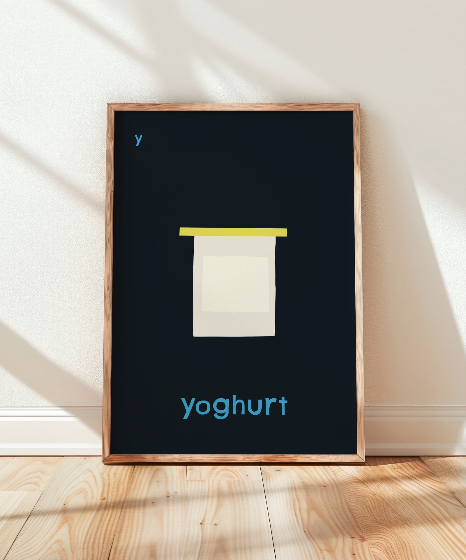 Y for Yoghurt Art Print