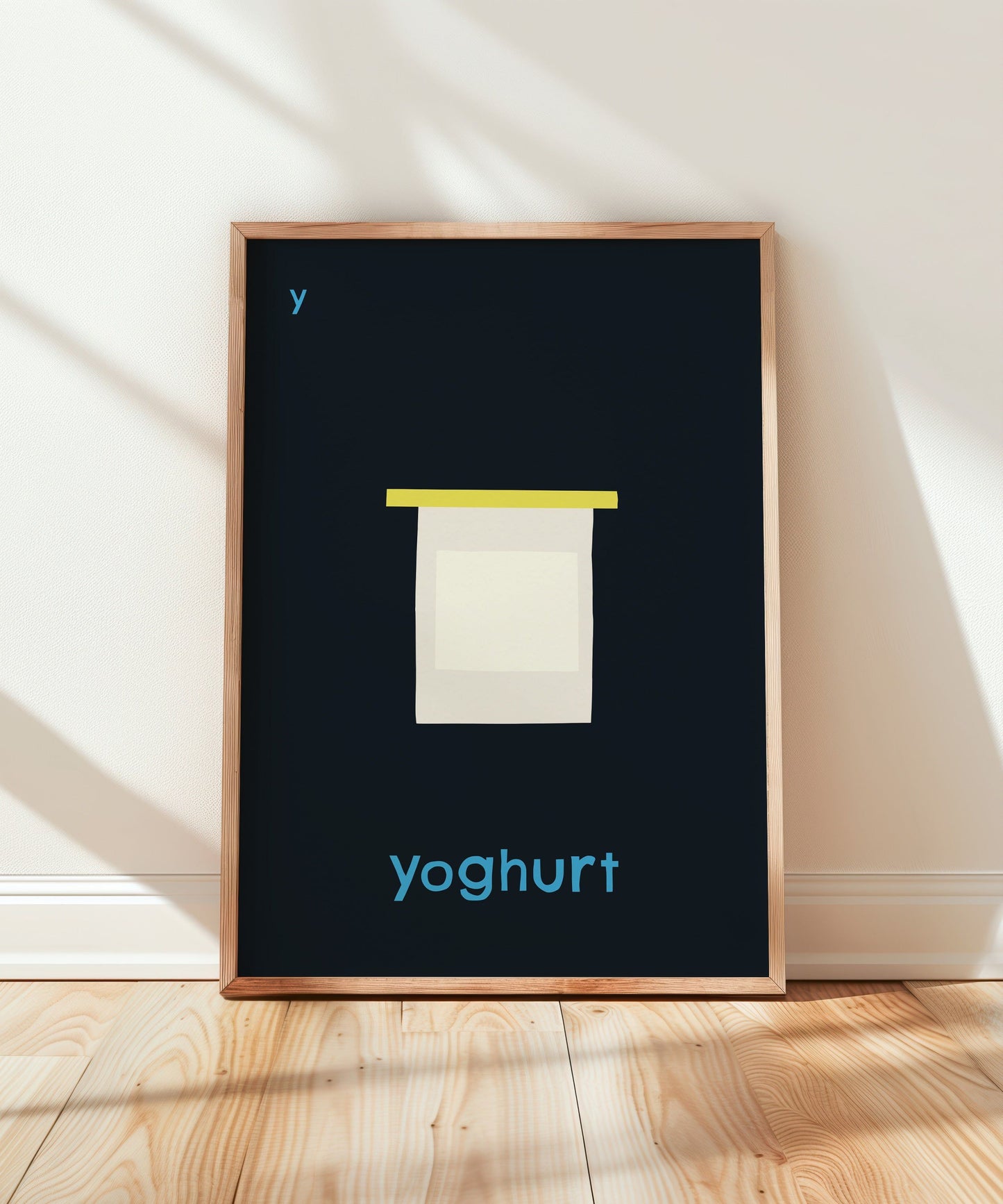 Y for Yoghurt Art Print