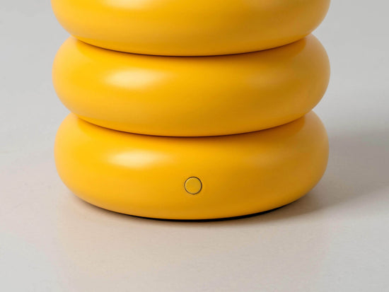Yolk yellow cordless table lamp