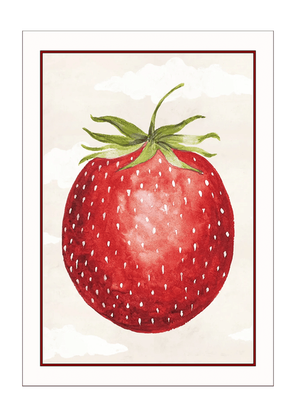 Floating Bosch Strawberry Print