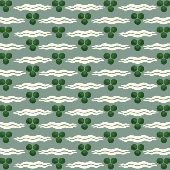 Chintamani Wallpaper - Antique Green