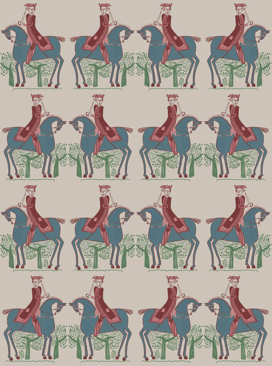 Red Coat Wallpaper - Stone