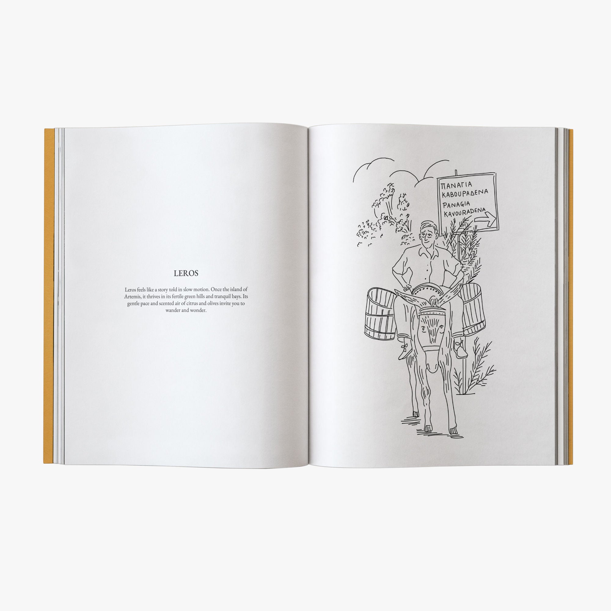 Greek Island Sketches Book