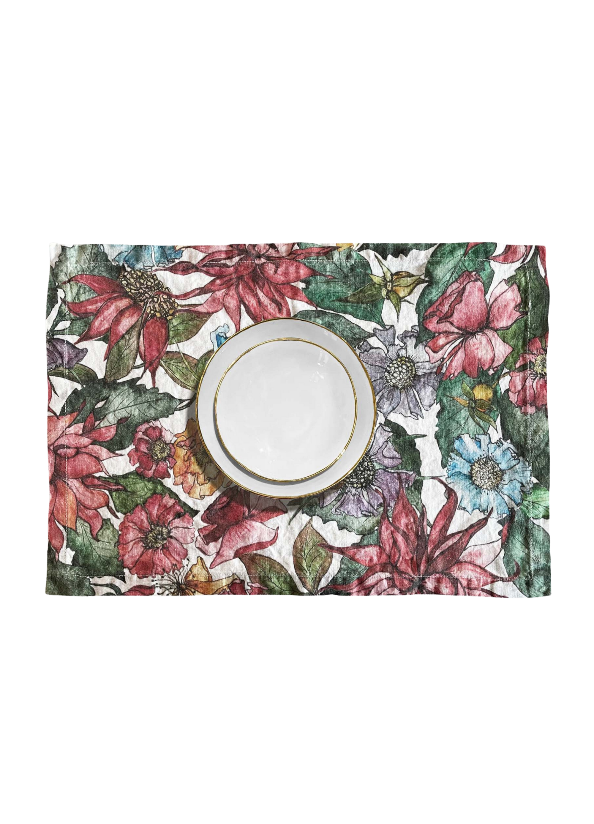 Dahlia Linen Placemat