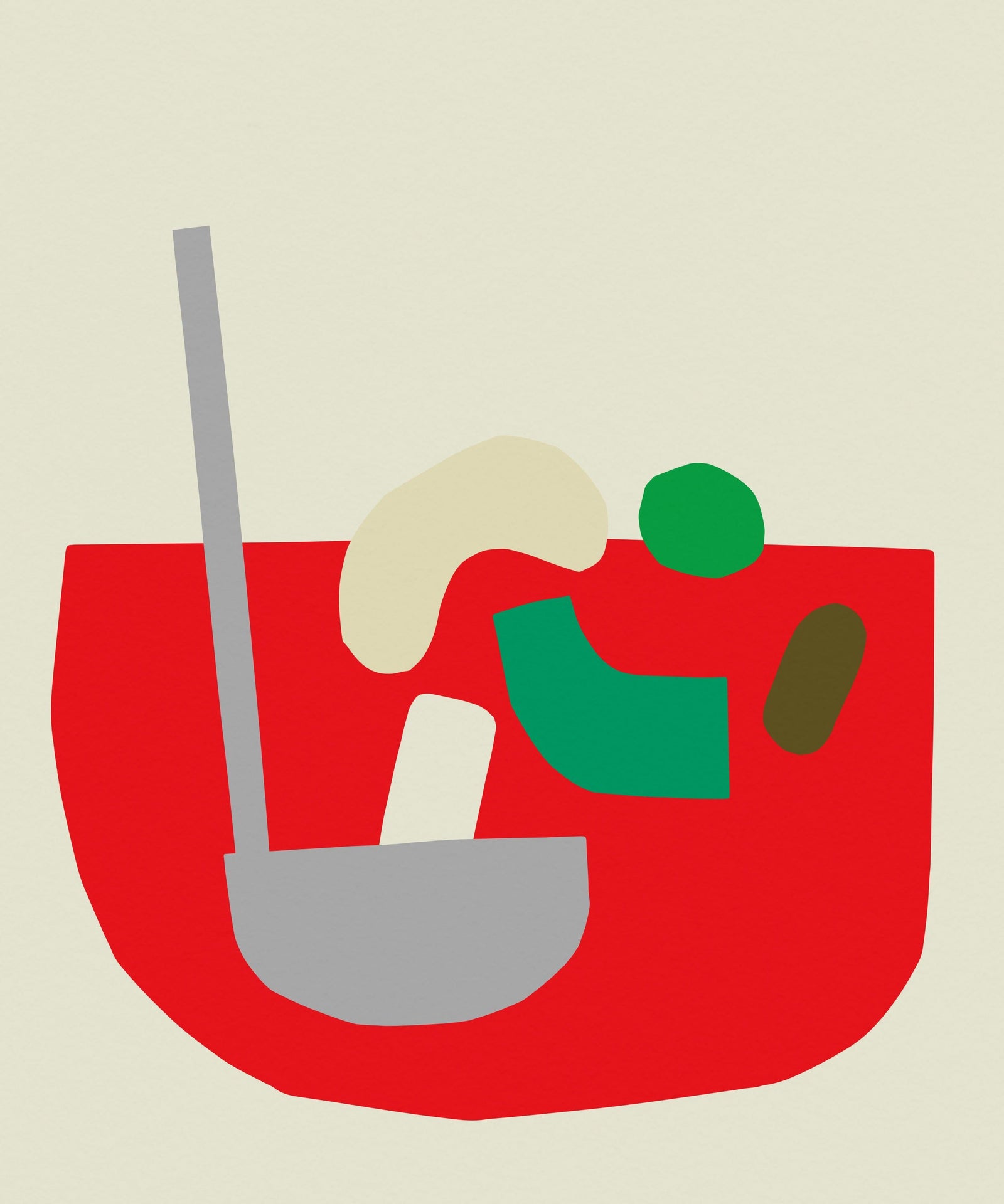 G for Gazpacho Art Print