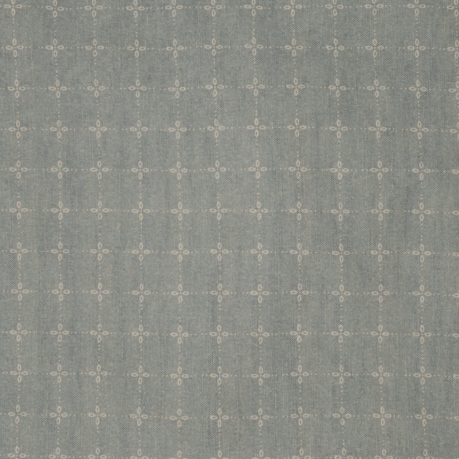 Tiroler Check Fabric - Bryony Blue
