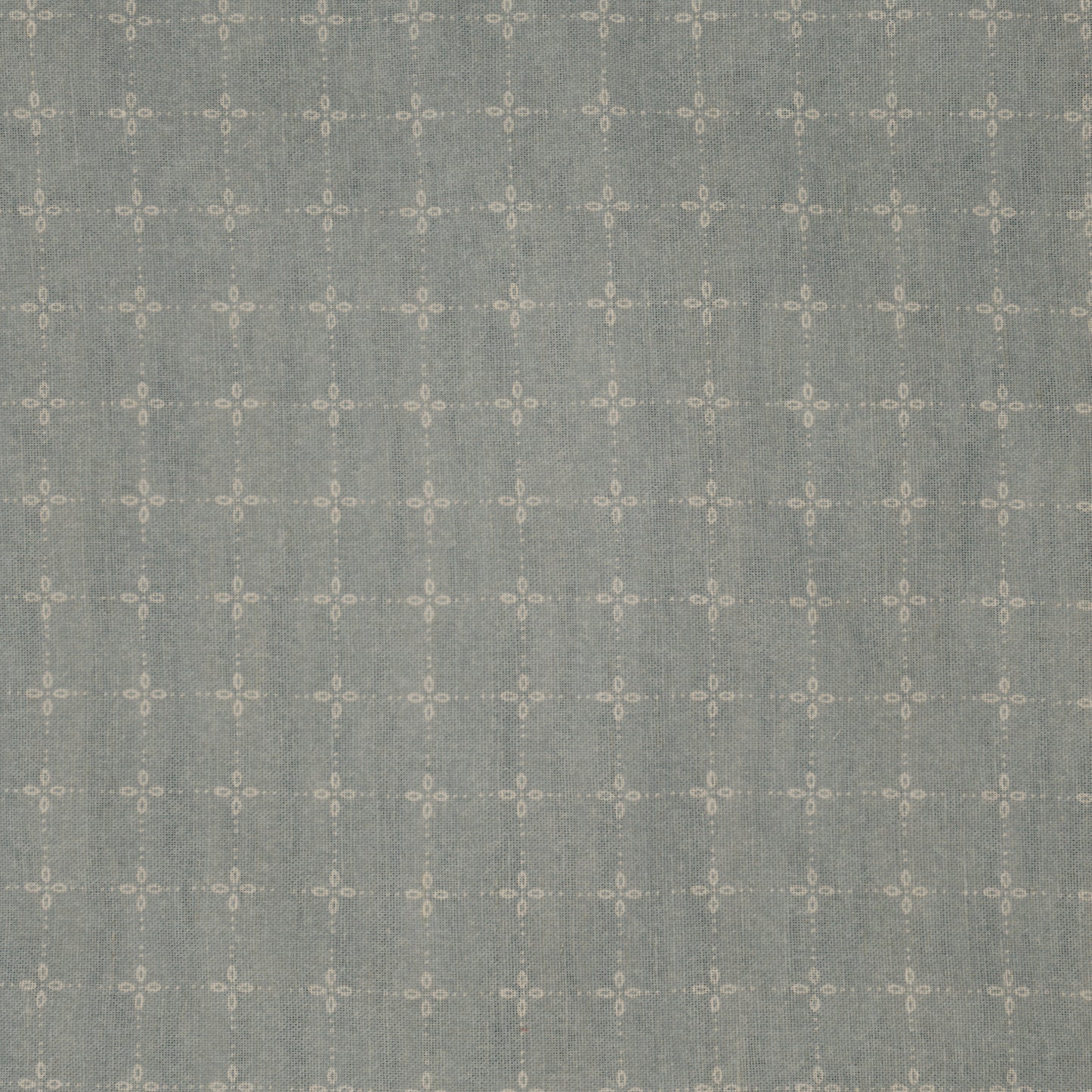 Tiroler Check Fabric - Bryony Blue