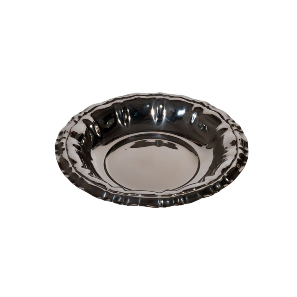 Mid-century Adorned Silver Tray