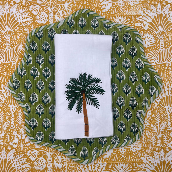 The 'Le Palmier' Palm Napkin