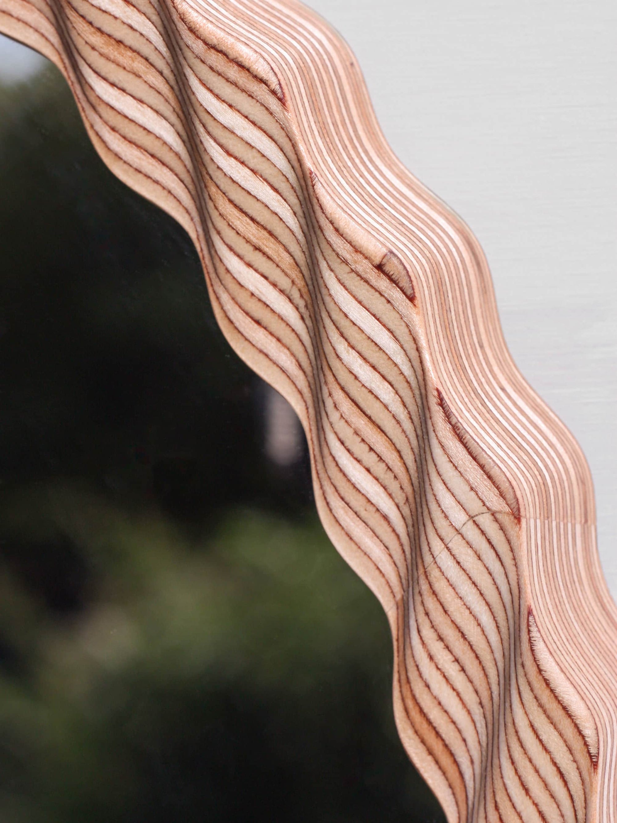 Kruller Midi Mirror - Birch Plywood
