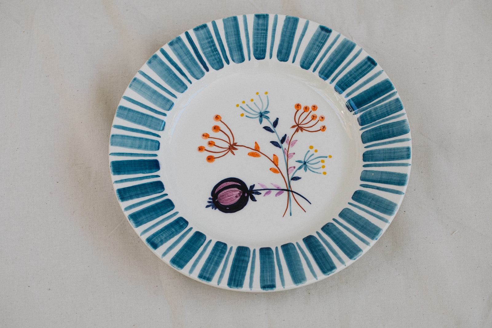 Blue Dinner Plate – The Portuguese Chitas