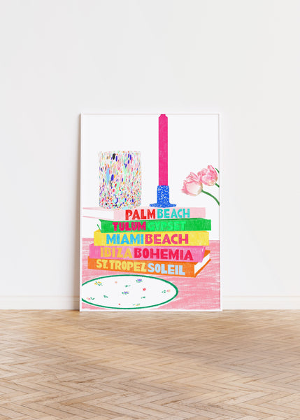 Book Club Art Print