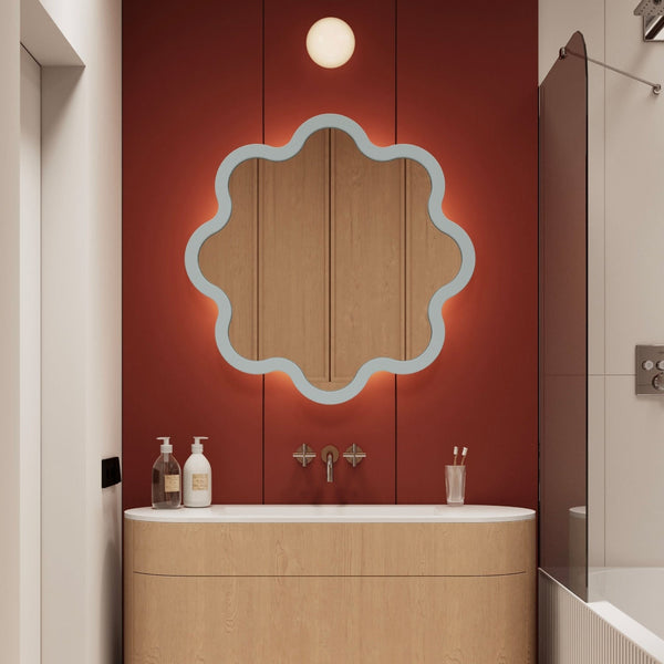 Hvyli Round - Wavy Mirror